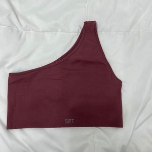 Set Active One-Shoulder sports bra